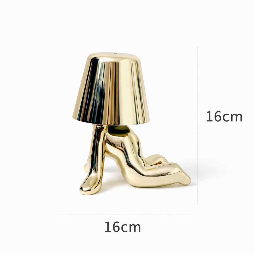 Mr. Glow – Gold Figure Touch Table Lamp