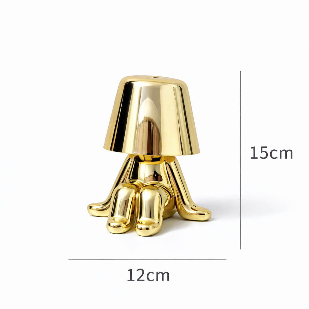 Mr. Glow – Gold Figure Touch Table Lamp